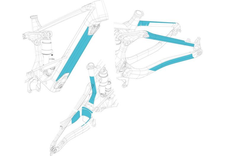 Kit protezione trasparente Orbea Wild 23