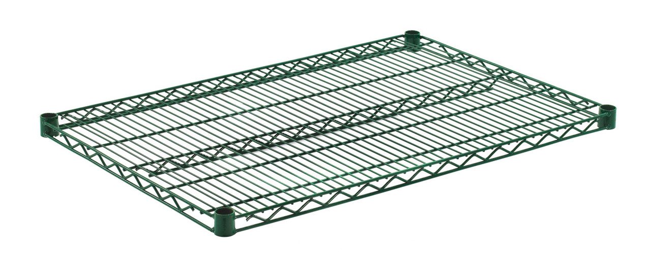 Olympic J2436K Wire Shelf, Green-Guard Epoxy, 24