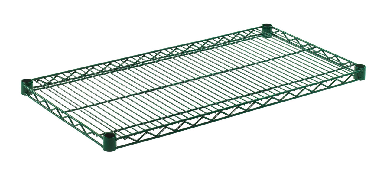 Olympic J1836K Wire Shelf, Green-Guard Epoxy, 18