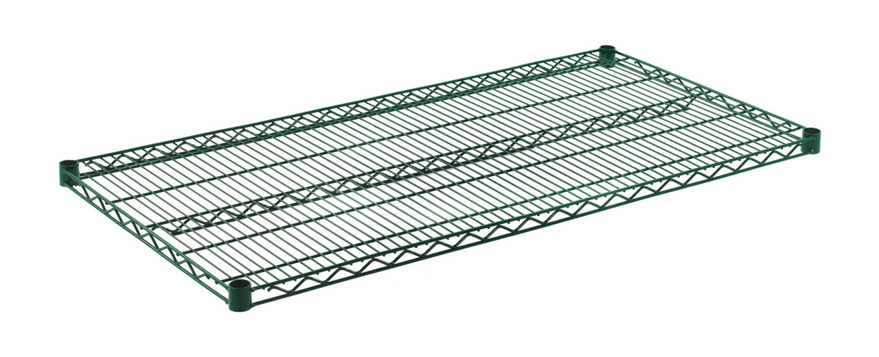 Olympic J2448K Wire Shelf, Green-Guard Epoxy, 24
