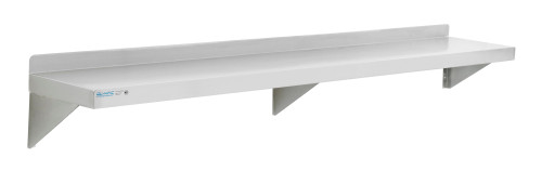 Olympic JWS1272SS Stainless Steel Solid Wall Shelf, 12" x 72"