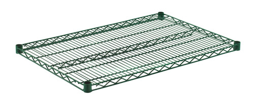 Olympic J1836K Wire Shelf, Green-Guard Epoxy, 18