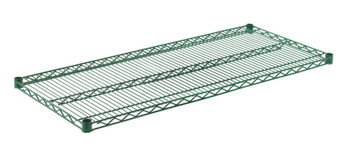 Olympic J2448K Wire Shelf, Green-Guard Epoxy, 24