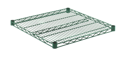 Olympic J2448K Wire Shelf, Green-Guard Epoxy, 24