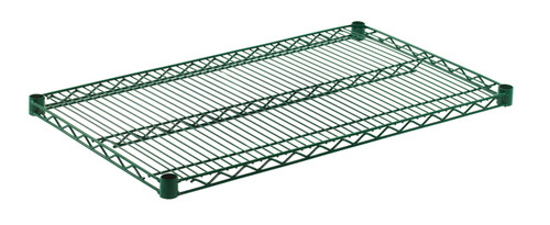 Olympic J1836K Wire Shelf, Green-Guard Epoxy, 18