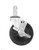 Olympic J5B Resilient Rubber Swivel/Brake Stem Caster