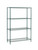 Olympic JEZ1848K-4-SR 4-Shelf Wire Shelving Convenience Pack, Green-Guard Epoxy 18" x 48" x 74"