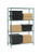Olympic JEZ1848K-4-SR 4-Shelf Wire Shelving Convenience Pack, Green-Guard Epoxy 18" x 48" x 74"