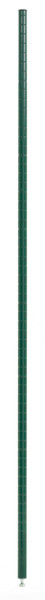 Olympic J63K Stationary Wire Shelving Post, Green Epoxy, 63"