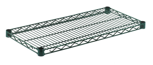 Olympic J1430K Wire Shelf, Green-Guard Epoxy, 14" x 30"