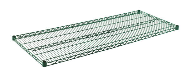 Olympic J2460K Wire Shelf, Green Epoxy, 24" x 60"