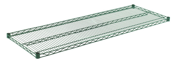 Olympic J2160K Wire Shelf, Green-Guard Epoxy, 21" x 60"