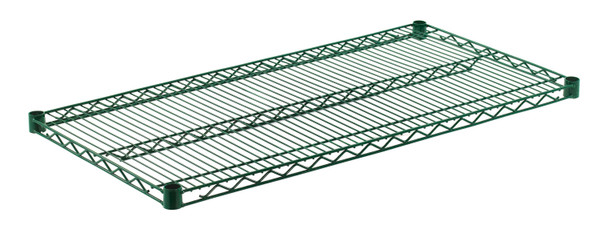 Olympic J2142K Wire Shelf, Green-Guard Epoxy, 21" x 42"