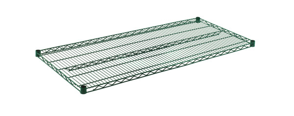 Olympic J2454K Wire Shelf, Green-Guard Epoxy, 24" x 54"