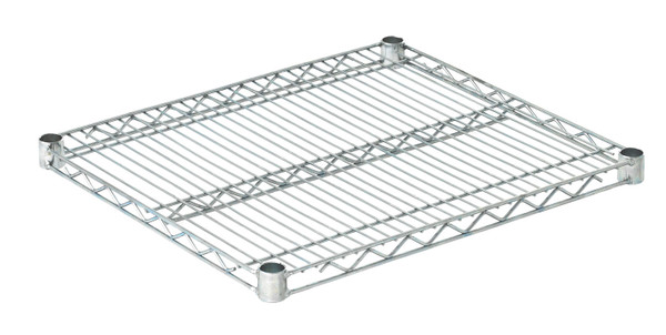 Olympic J2124C Wire Shelf, Chromate, 21" x 24"