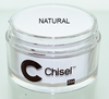 CHISEL 2IN1 ACRYLIC & DIPPING 2OZ - PINK & WHITE -NATURAL