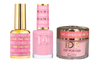 DND DC 3IN1 MATCHING(GEL+LACQUER+DIP) - #DC130- Pink Grapefruit