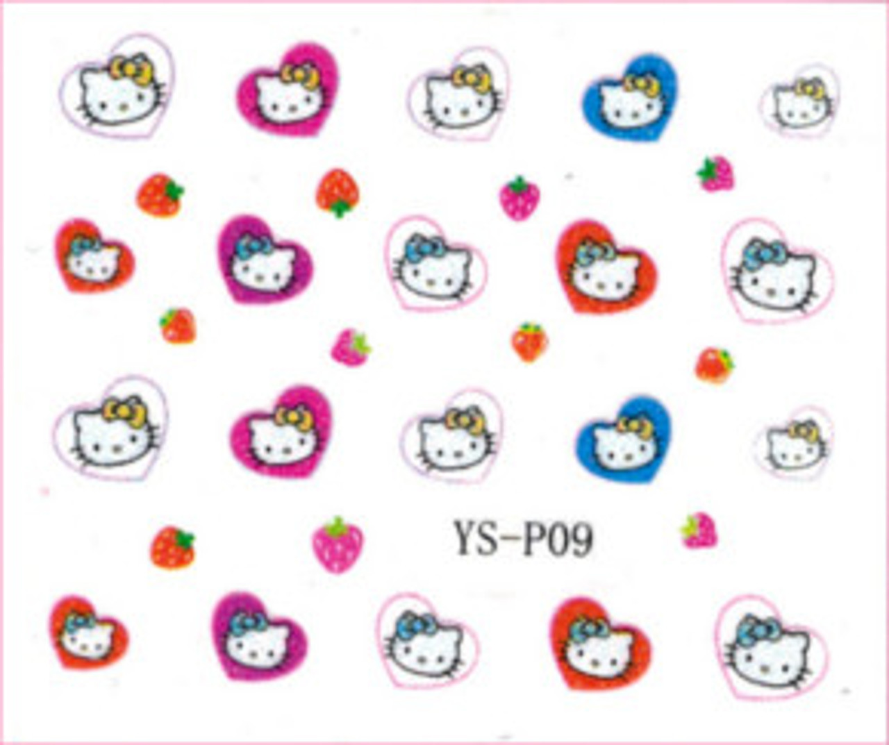 3D Nail Sticker-Hello Kitty #YS-P19 - Diamond Nail Supply, LLC