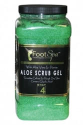 FootSpa Aloe Scrub Gel - 1 Gallon (128 oz)