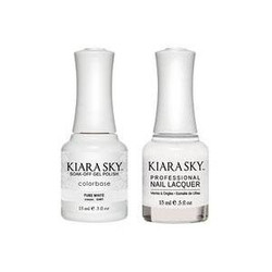 Kiara Sky Gel + Lacquer - #G401-Pure White