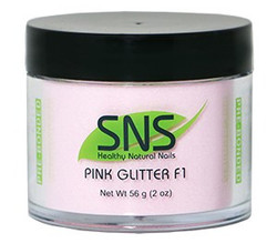 SNS Pink Glitter F1 Powder 