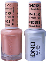 #555 - DND DUO GEL WITH MATCHING POLISH - PEACH FUZZ