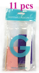 G-Disposable Pedicure Pumice Kit  - 11 pcs