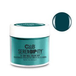 Color Club Serendipity Dipping Powder #1109 Teal For Two  - 1 oz Jar