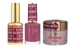 DND DC 3IN1 MATCHING(GEL+LACQUER+DIP) - #DC041- Light Mahogany