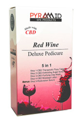 PYRAMID DELUXE PEDICURE 5 IN 1 - RED WINE