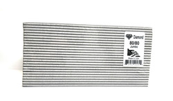 JUMBO ZEBRA NAIL FILE 80/80 - LONG SIZE (PK/25 PCS)