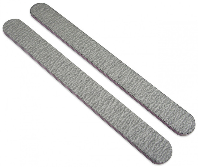 MEDIUM ROUND ZEBRA NAIL FILES - 80/80 GRIT (50pcs)