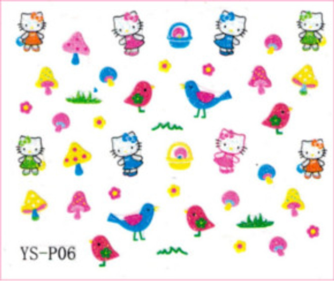 3D Nail Sticker-Hello Kitty #YS-P06