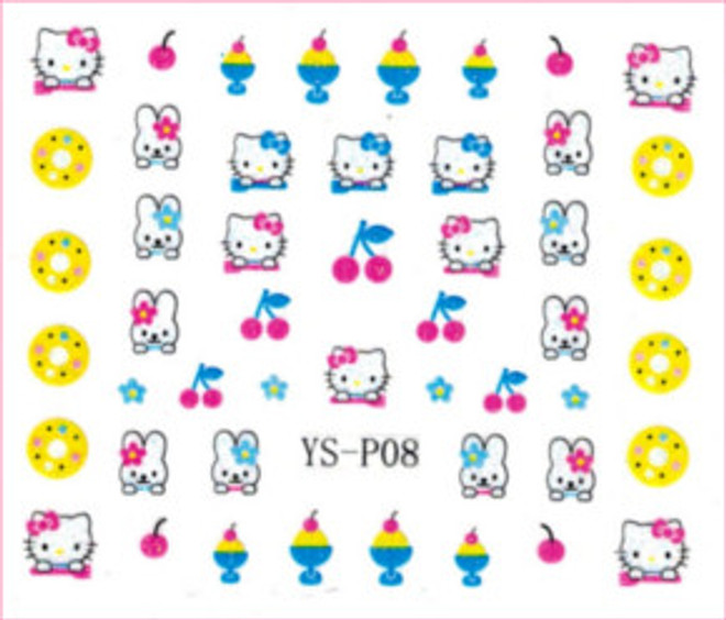 3D Nail Sticker-Hello Kitty #YS-P08