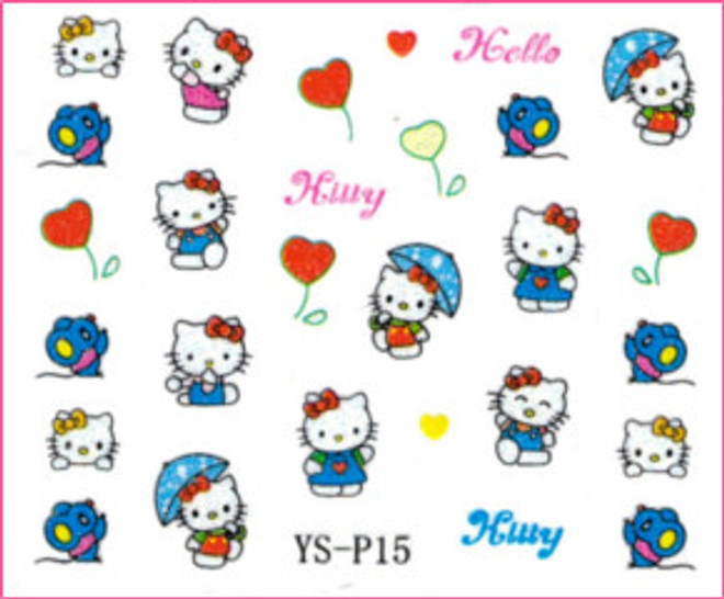 3D Nail Sticker-Hello Kitty #YS-P15