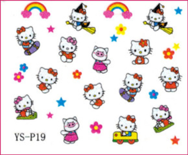 3D Nail Sticker-Hello Kitty #YS-P19