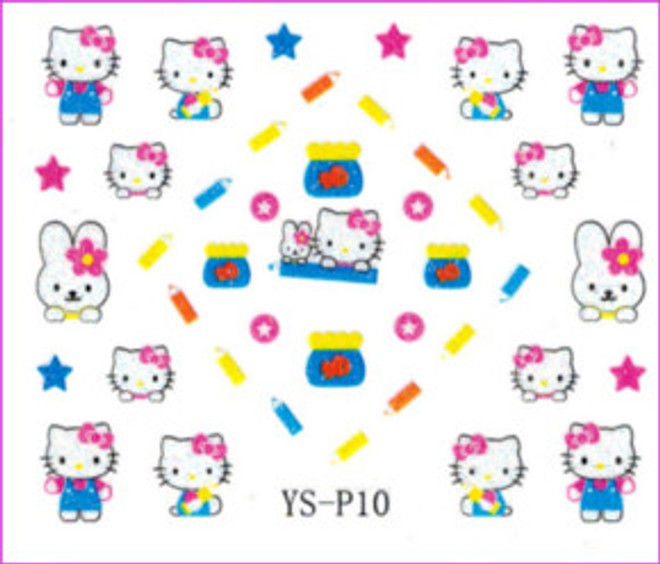 3D Nail Sticker-Hello Kitty #YS-P10