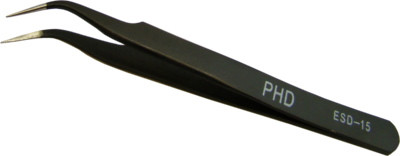 PHD Curve Black Tweezer ESD-15