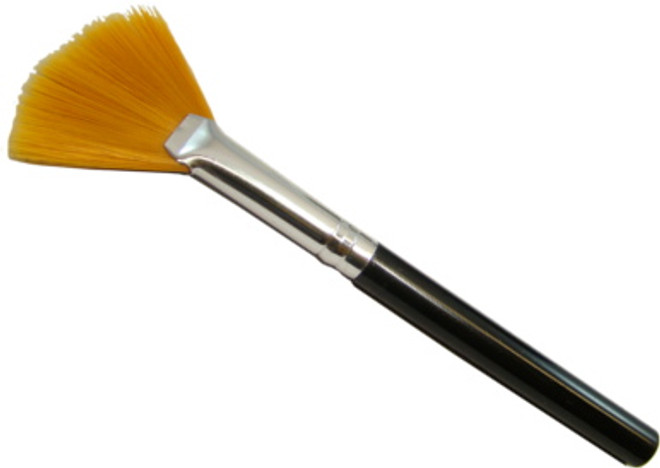 PHD Yellow Fan Brush 