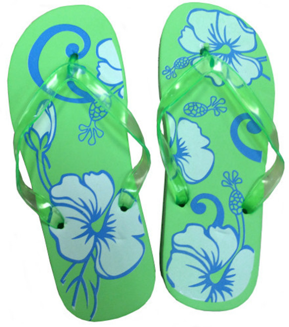 Pedicure Slipper Sandal - 1 Pair (Green) 