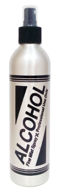 Alcohol Aluminum Bottle with Mist Sprayer | 8.3 oz(250 ml) SILVER