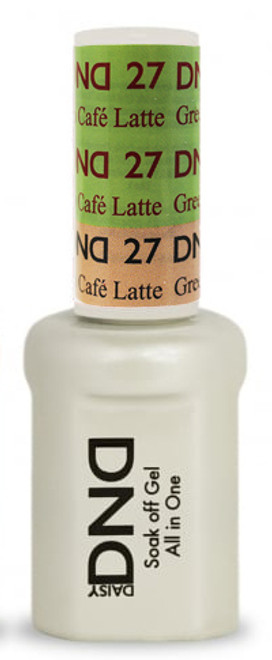 #27 - DND Mood Gel - Green To Cafe Latte 0.5 oz
