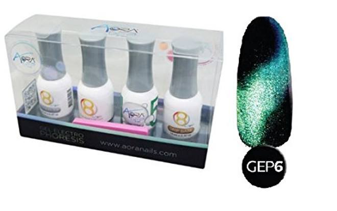 Aora 3D GEP Gel Kit Color Electro Phoresis Kit # 6 Flares of Teal