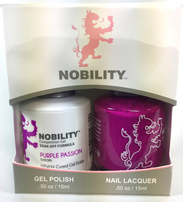 Lechat Nobility Gel and Polish Duo - Purple Passion (0.5 fl oz)