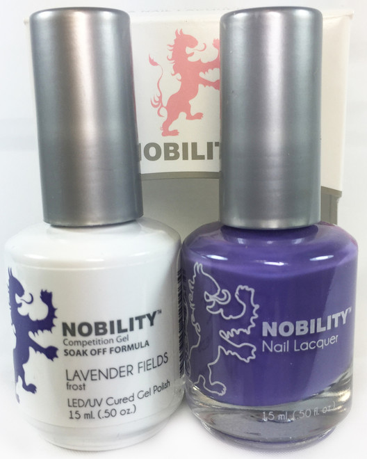 Lechat Nobility Gel and Polish Duo - Lavender Fields (0.5 fl oz)