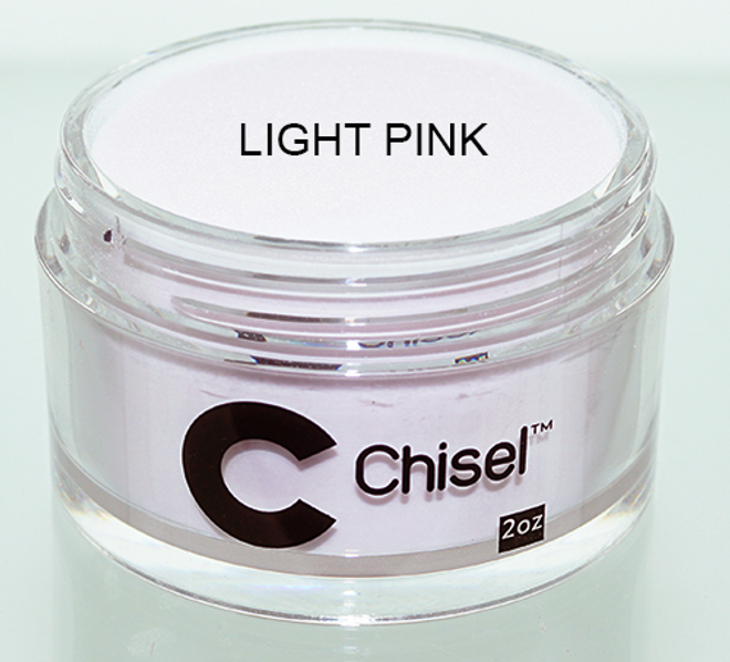 CHISEL 2IN1 ACRYLIC & DIPPING 2OZ - PINK & WHITE -LIGHT PINK