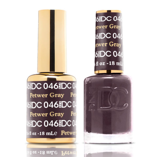 DND DC Gel Duo - DC046- Pewter Gray