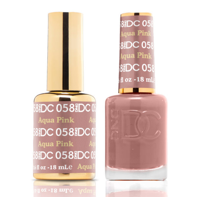 DND DC Gel Duo - DC058- Aqua Pink