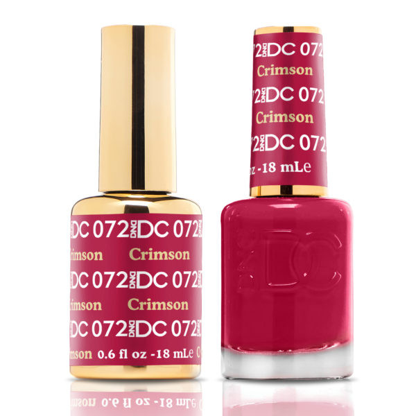 DND DC Gel Duo - DC072- Crimson - Diamond Nail Supply, LLC