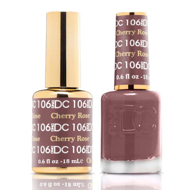 DND DC Gel Duo - DC106- Cherry Rose